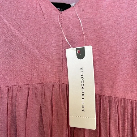 Anthropologie maxi dress Nirmooha  NWT Pink Blue And Chocolate. Really lovely - Picture 12 of 16